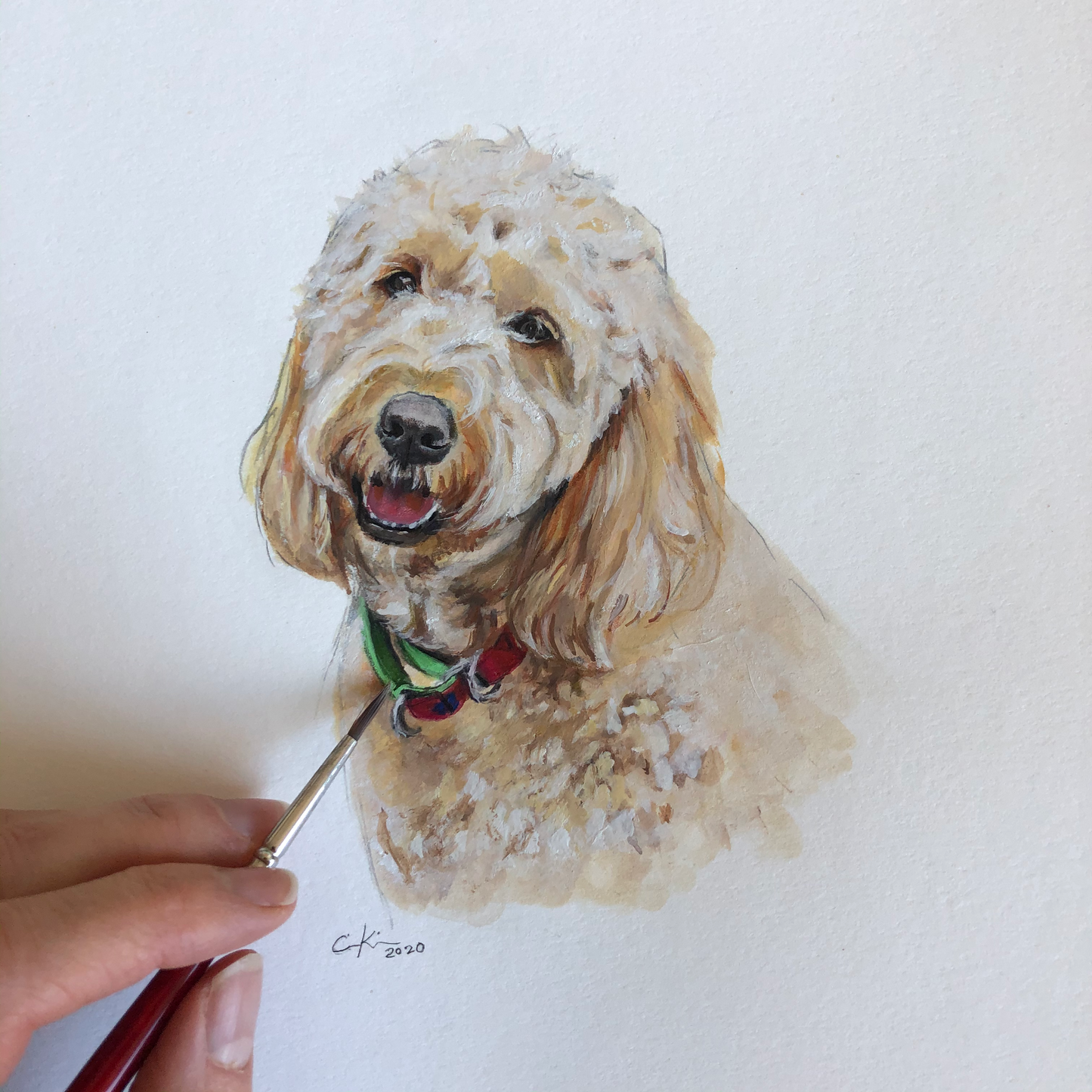 8x8in Pet Portrait