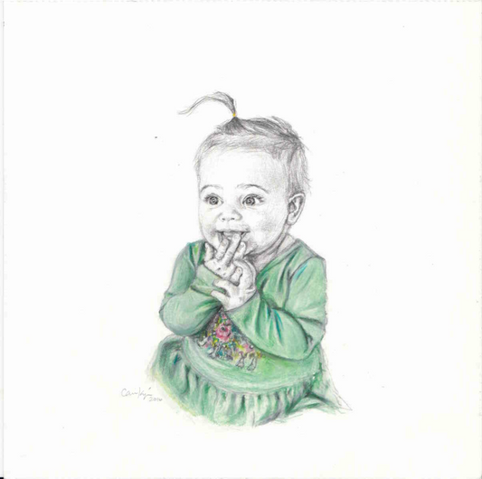 8x8in Young Child/Baby Portrait