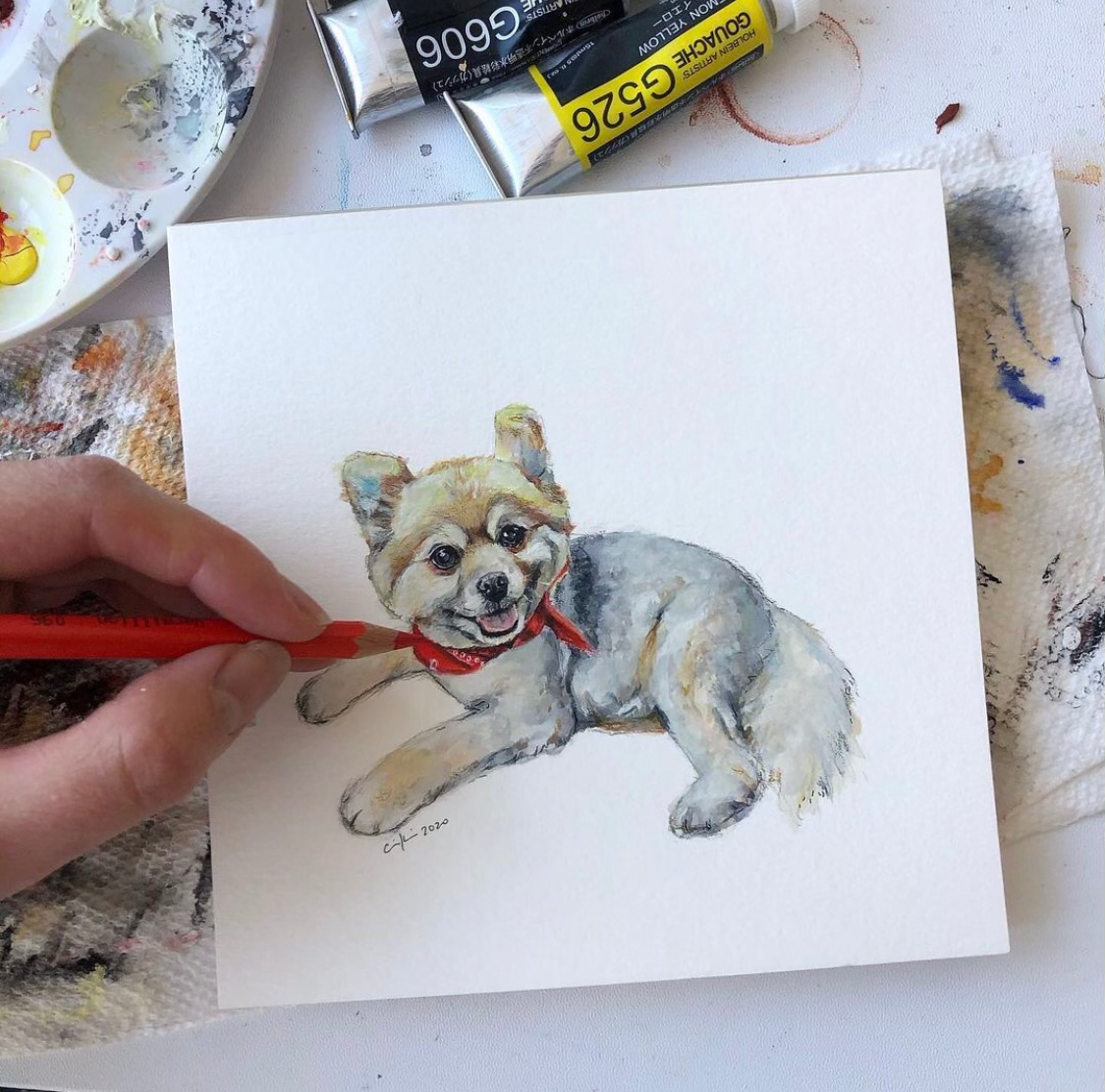 6x6in Pet Portrait