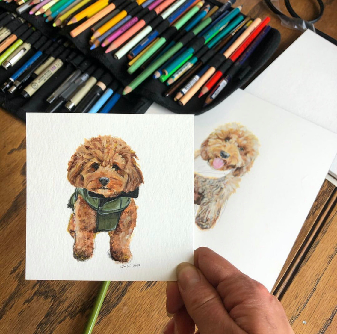 4x4in Pet Mini Portrait